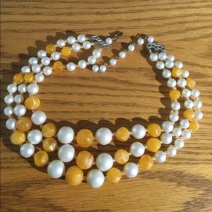 Vintage Orange Marmalade Necklace
